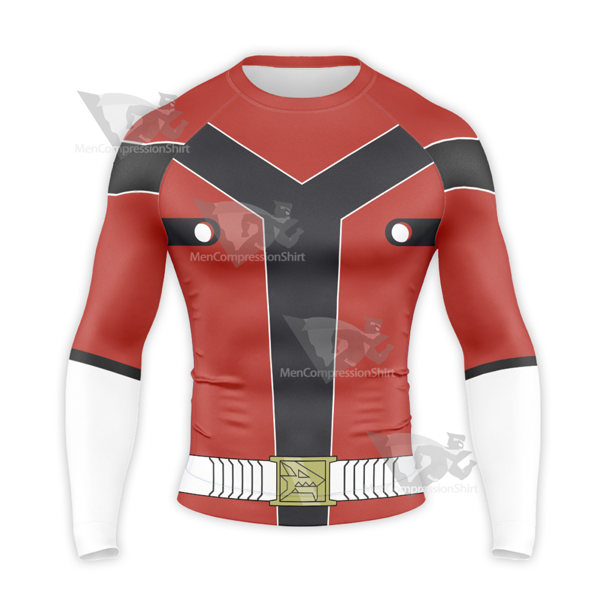 Loser Ranger Akabane Sousei Red Long Sleeve Compression Shirt