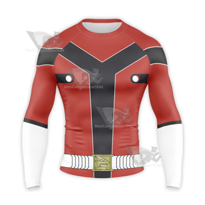 Loser Ranger Akabane Sousei Red Long Sleeve Compression Shirt