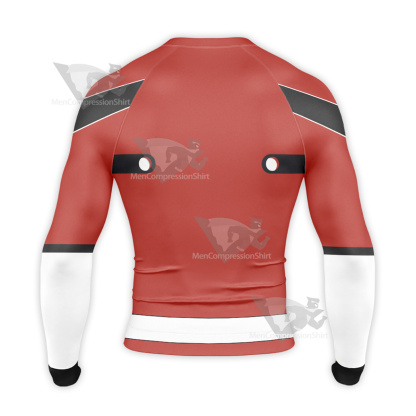 Loser Ranger Akabane Sousei Red Long Sleeve Compression Shirt