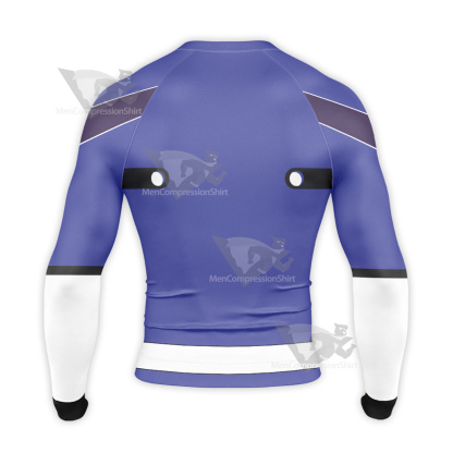 Loser Ranger Aoshima Shougo Blue Long Sleeve Compression Shirt