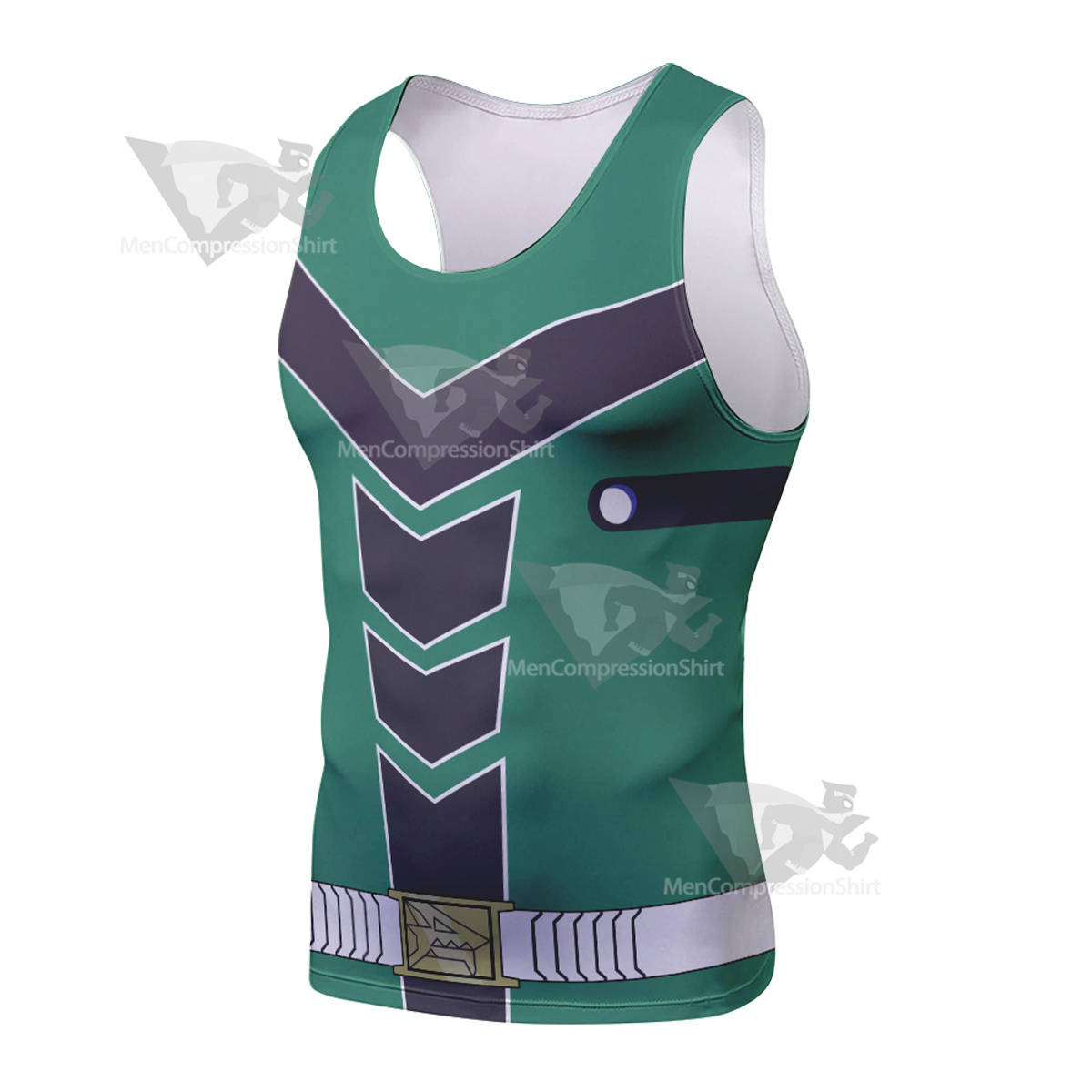 Loser Ranger Green Keeper Green Sleeveless Compression Shirt