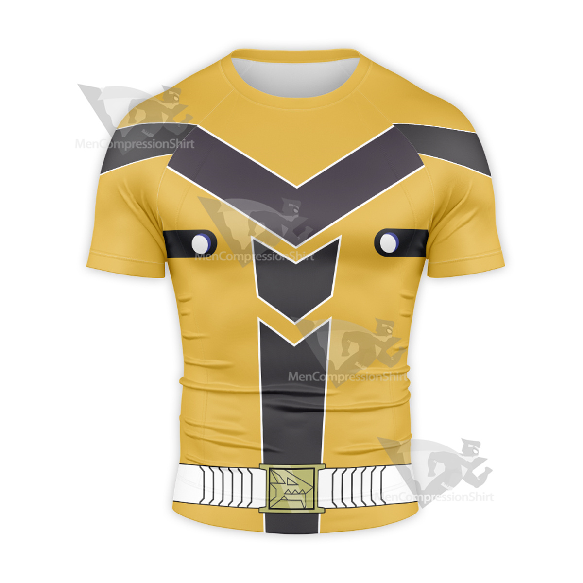 Loser Ranger Kiritani Shinya Yellow Short Sleeve Compression Shirt