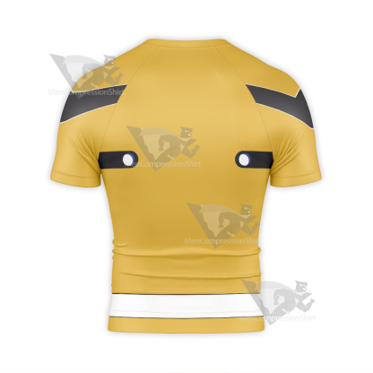 Loser Ranger Kiritani Shinya Yellow Short Sleeve Compression Shirt
