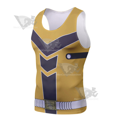 Loser Ranger Kiritani Shinya Yellow Sleeveless Compression Shirt