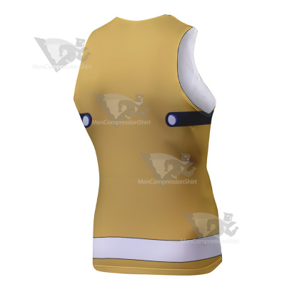 Loser Ranger Kiritani Shinya Yellow Sleeveless Compression Shirt