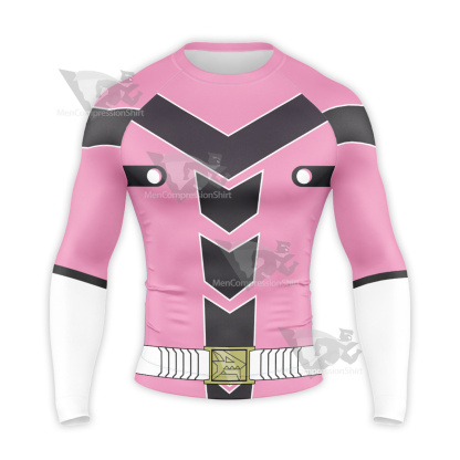 Loser Ranger Sakurama Sesera Pink Long Sleeve Compression Shirt