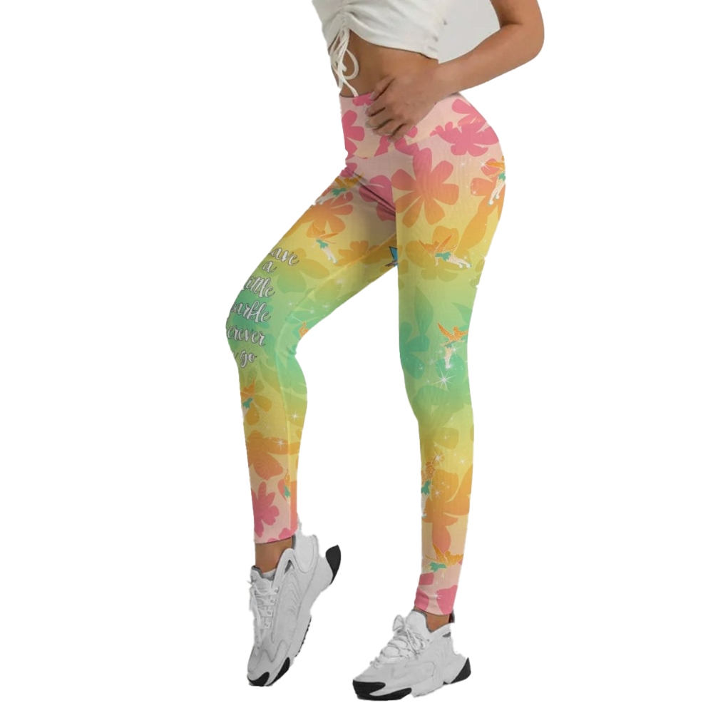 Lovely Tinker Bell Women Compression Legging