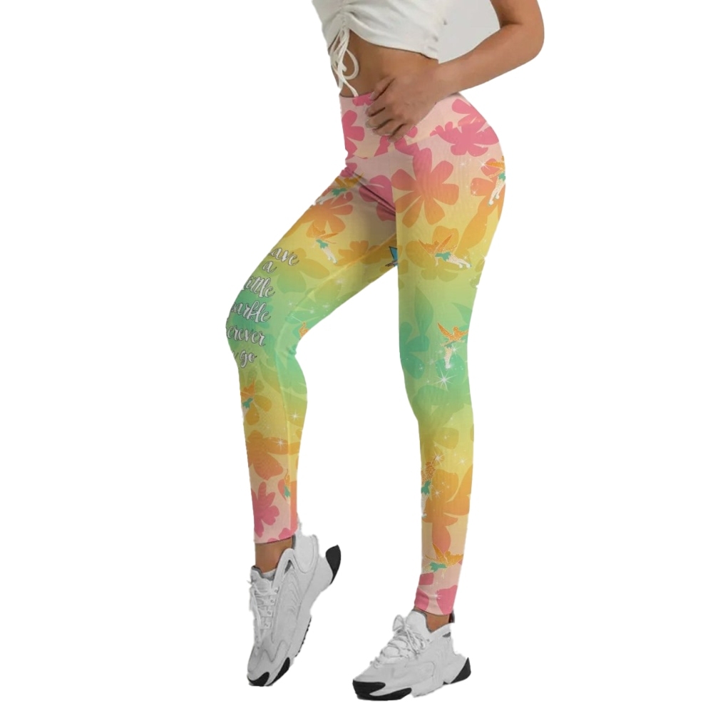 Lovely Tinker Bell Women Compression Legging