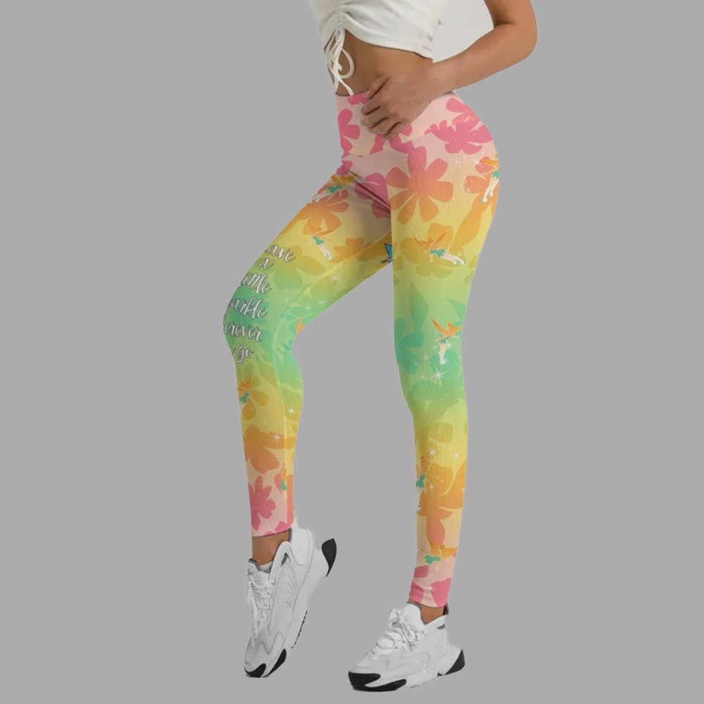 Lovely Tinker Bell Women Compression Legging