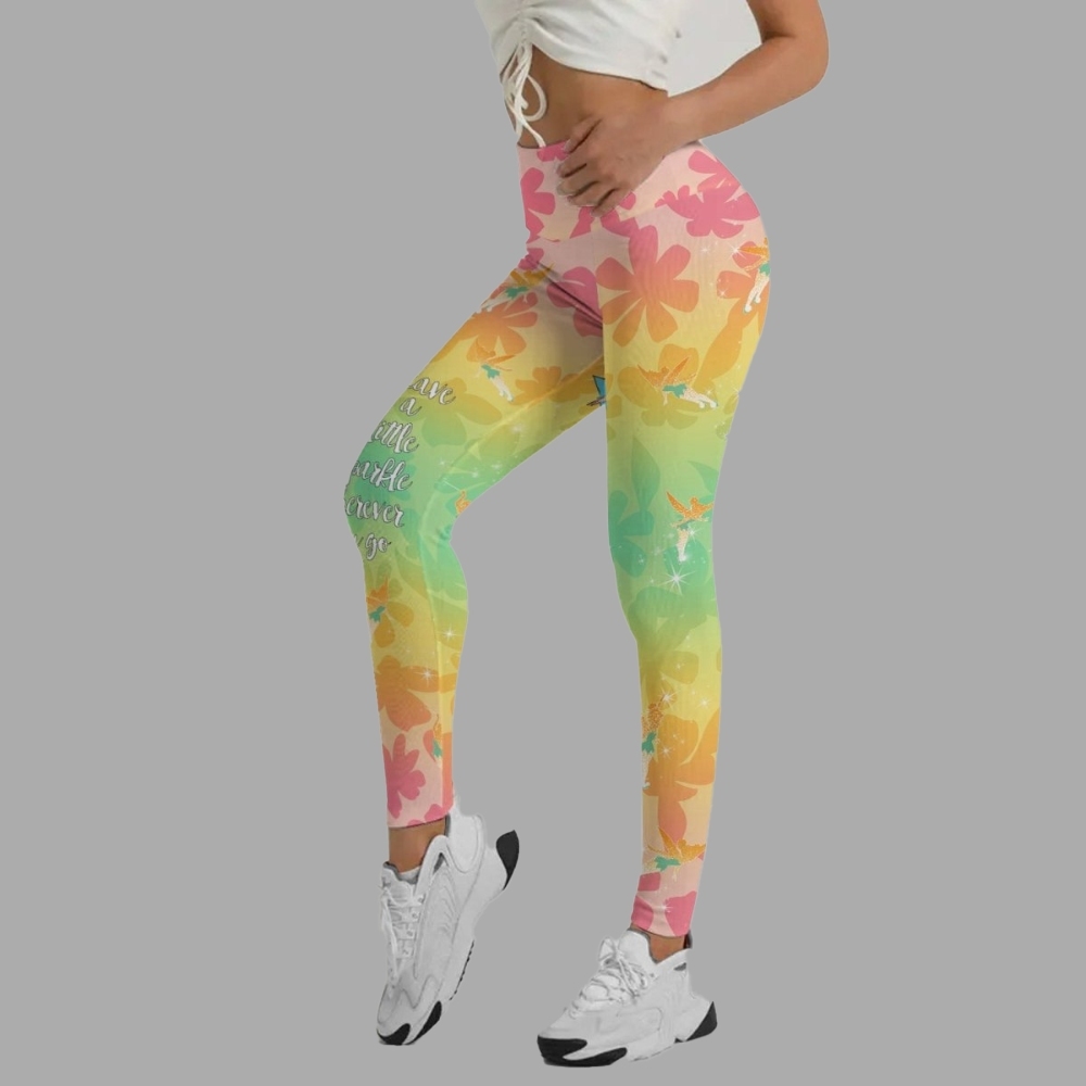 Lovely Tinker Bell Women Compression Legging
