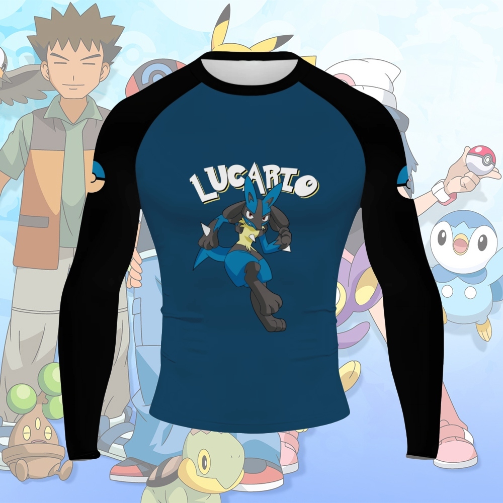 Lucario Men Long Sleeve Compression Shirt