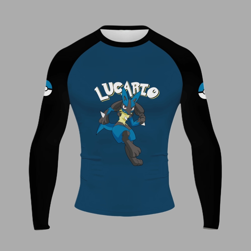 Lucario Men Long Sleeve Compression Shirt