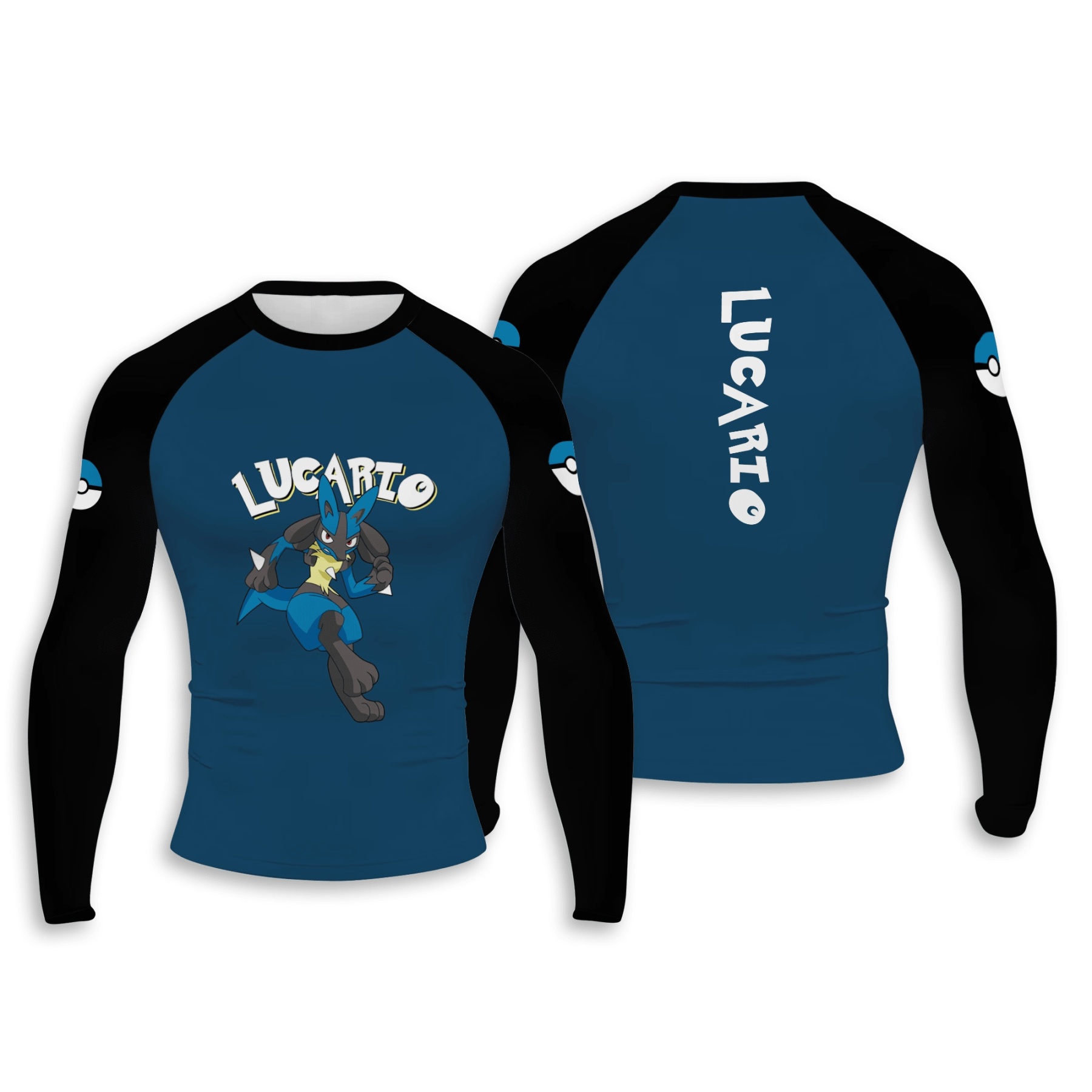 Lucario Men Long Sleeve Compression Shirt