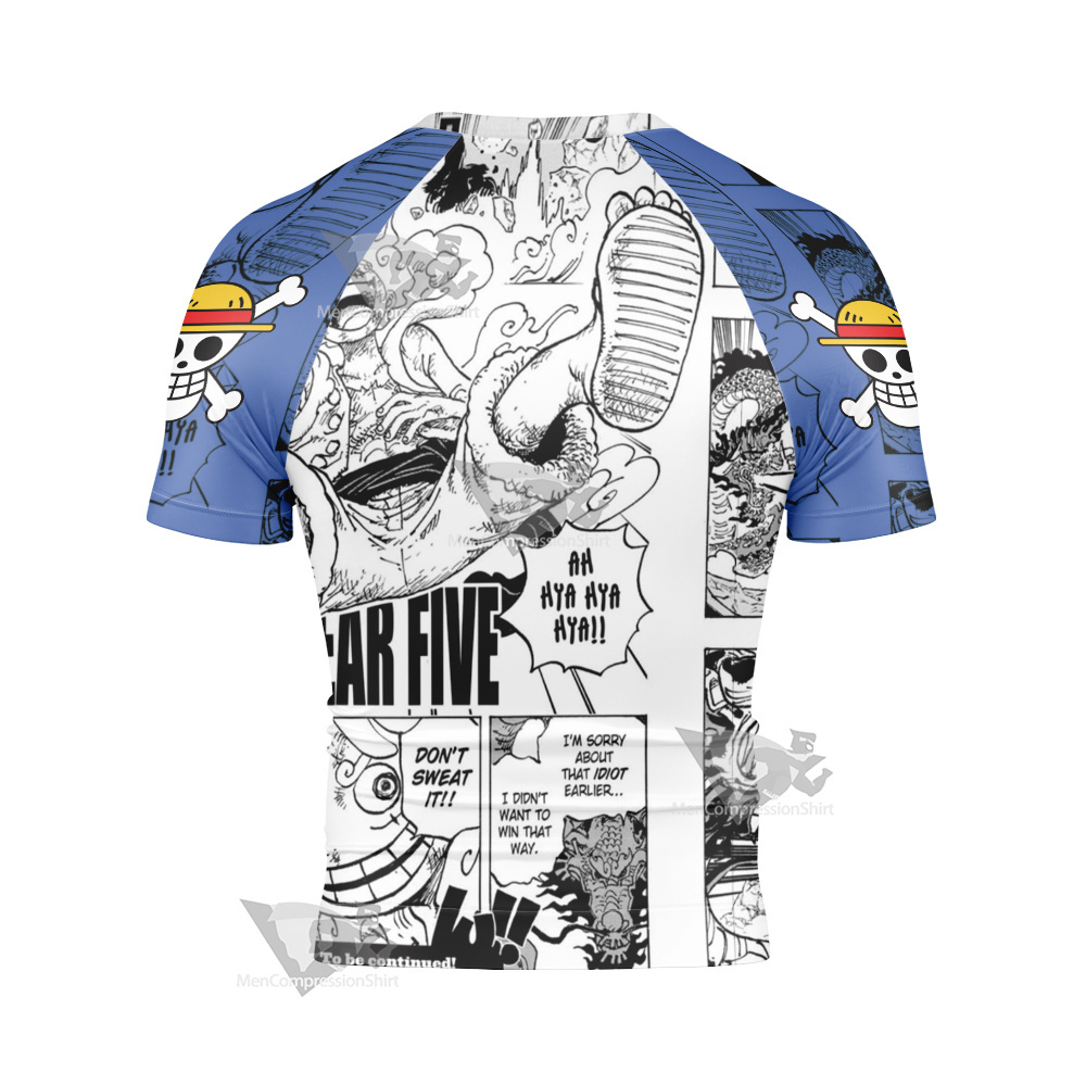 Luffy Gear One Piece Short Sleeve Compression Shirt