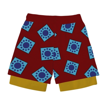 Luffy Wano Arc Anime Shorts Compression Gym Shorts
