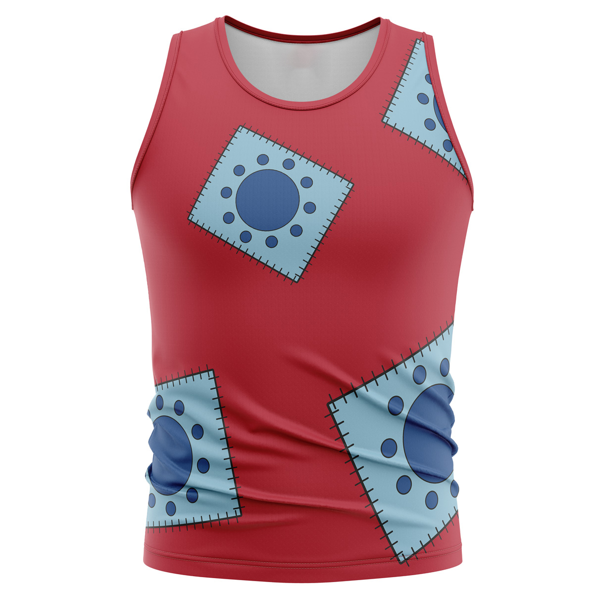 Luffy Wano One Piece Sleeveless Compression Shirt