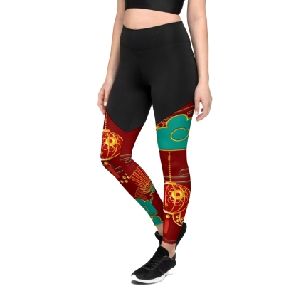Lunar New Year Women Compression Legging