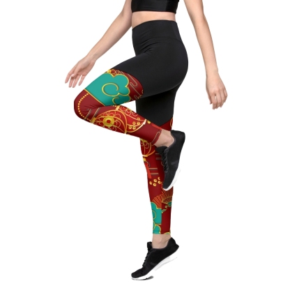 Lunar New Year Women Compression Legging