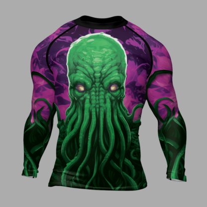 Madness Manifest Octopus Mens Long Sleeve Compression Shirt
