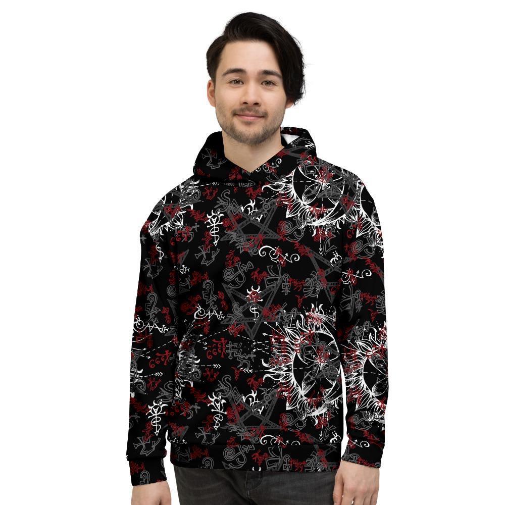Magic Gothic Witch Mens Full Size Hoodie