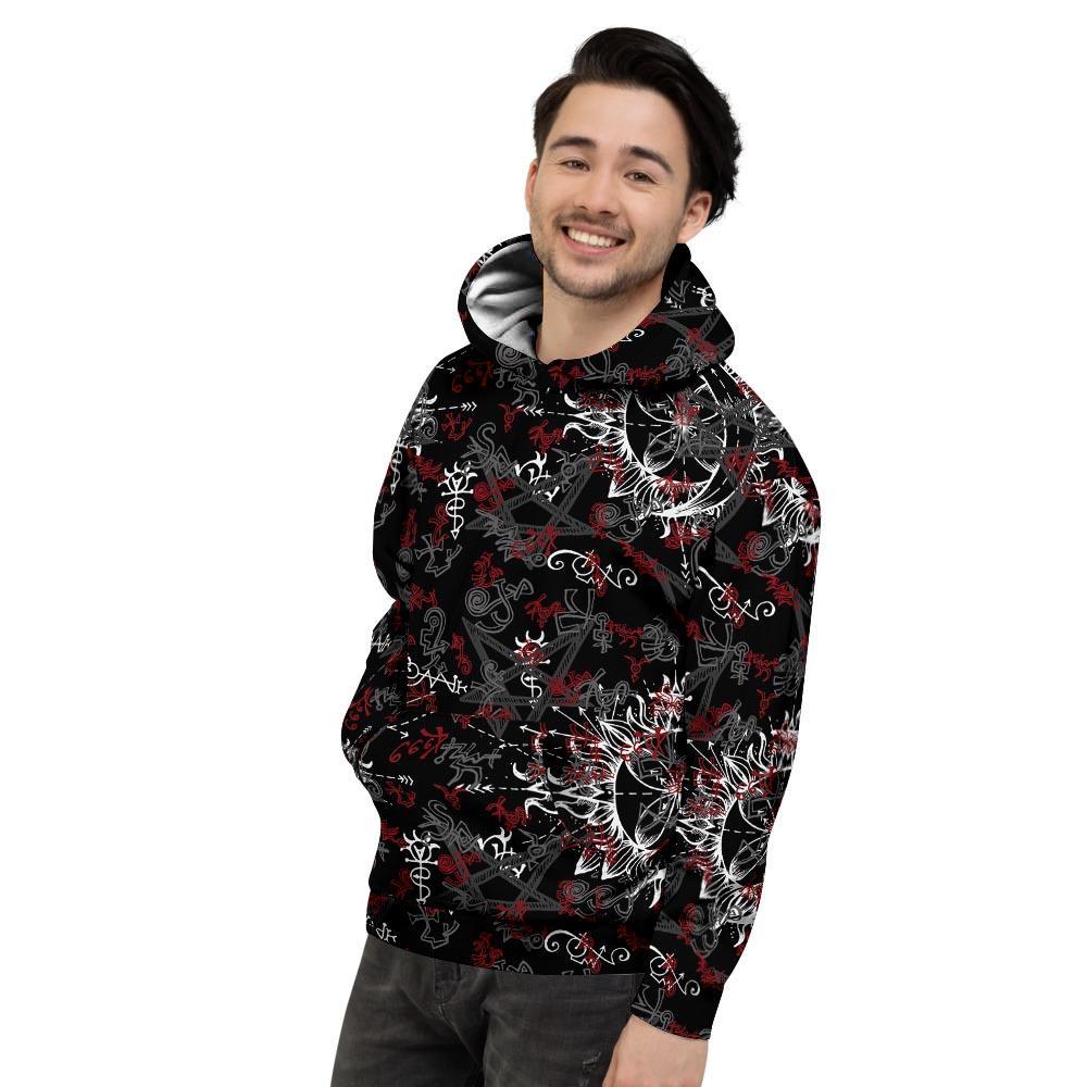 Magic Gothic Witch Mens Full Size Hoodie