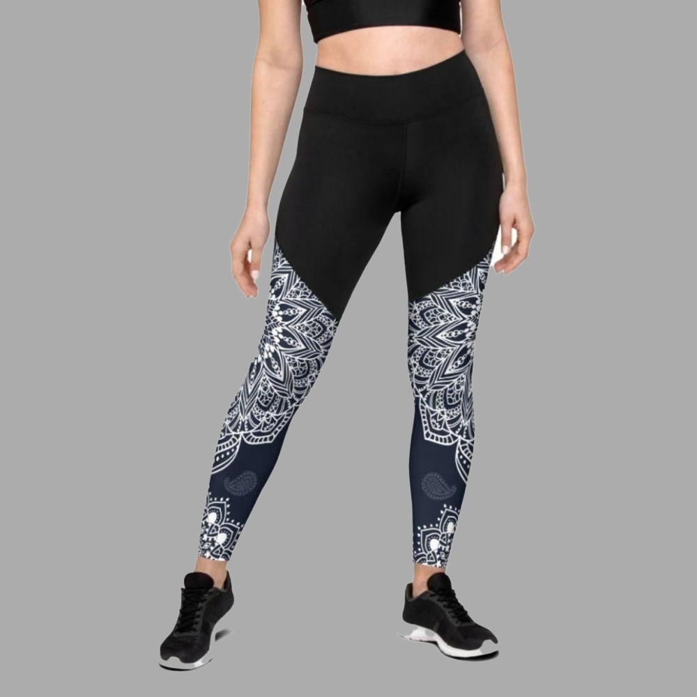 Mantra Women Compression Legging Navy Blue