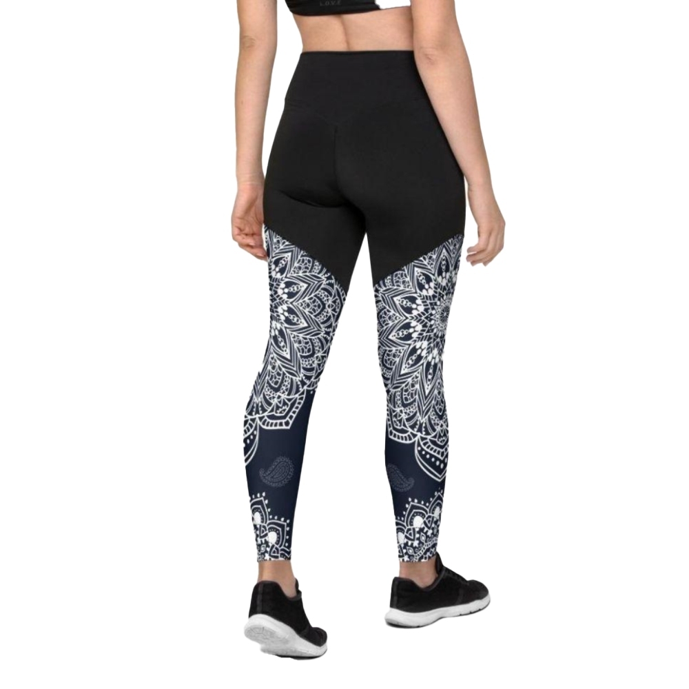 Mantra Women Compression Legging Navy Blue