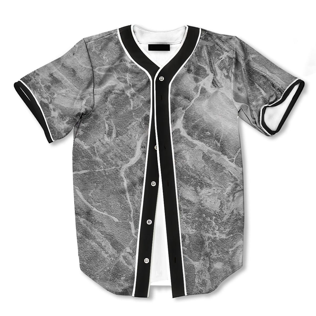 Marble Grey 3d Print Full Size Baseball Jerseys