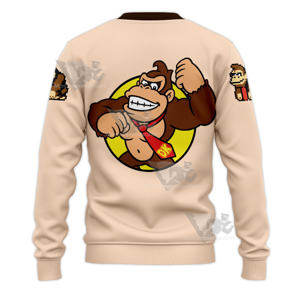 Mario Sports Donkey Kong Flesh Colored Sweatshirt