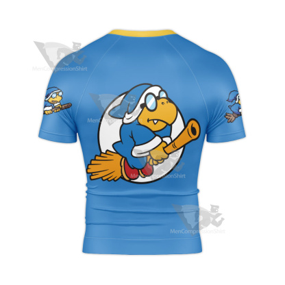 Mario Sports Magikoopas Kamek Play Tennis Rash Guard Compression Shirt