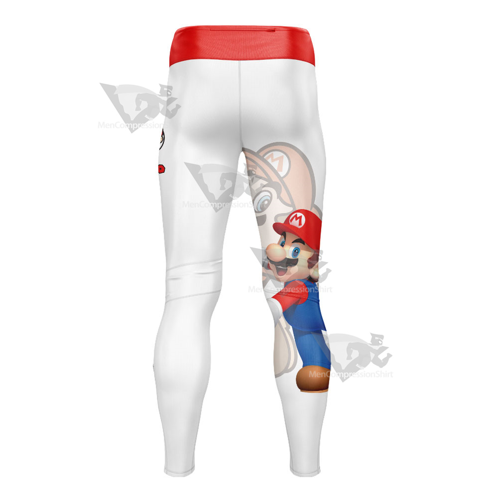 Mario Sports Mario Play Tennis Mens Compression Legging