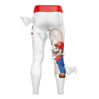 Mario Sports Mario Play Tennis Mens Compression Legging