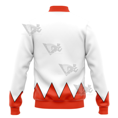 Mario Sports Mix White Mage Varsity Jacket
