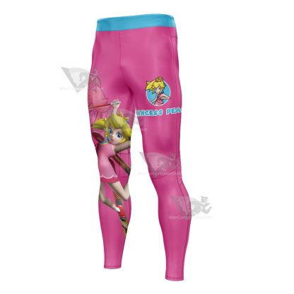 Mario Sports Princess Peach Ski Mens Compression Legging-MensCompressionShirt
