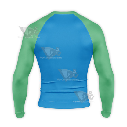 Martian Manhunter Animation Styling Long Sleeve Compression Shirt