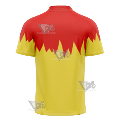 Martin Mystery Red And Yellow Cosplay Football Jersey