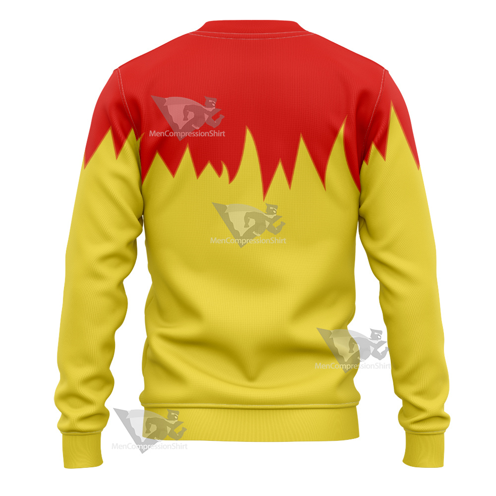 Martin Mystery Red And Yellow Cosplay Sweatshirt
