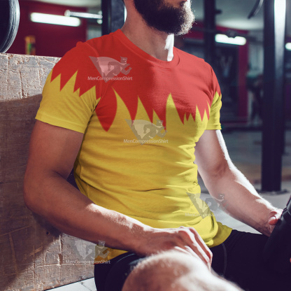 Martin Mystery Red And Yellow Cosplay T-Shirt