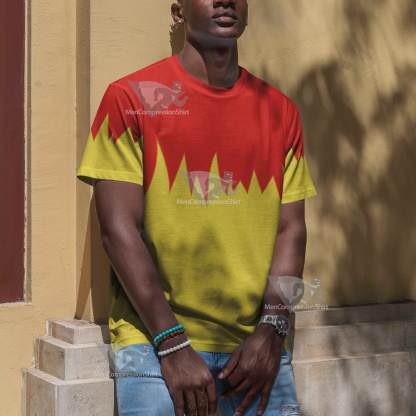 Martin Mystery Red And Yellow Cosplay T-Shirt