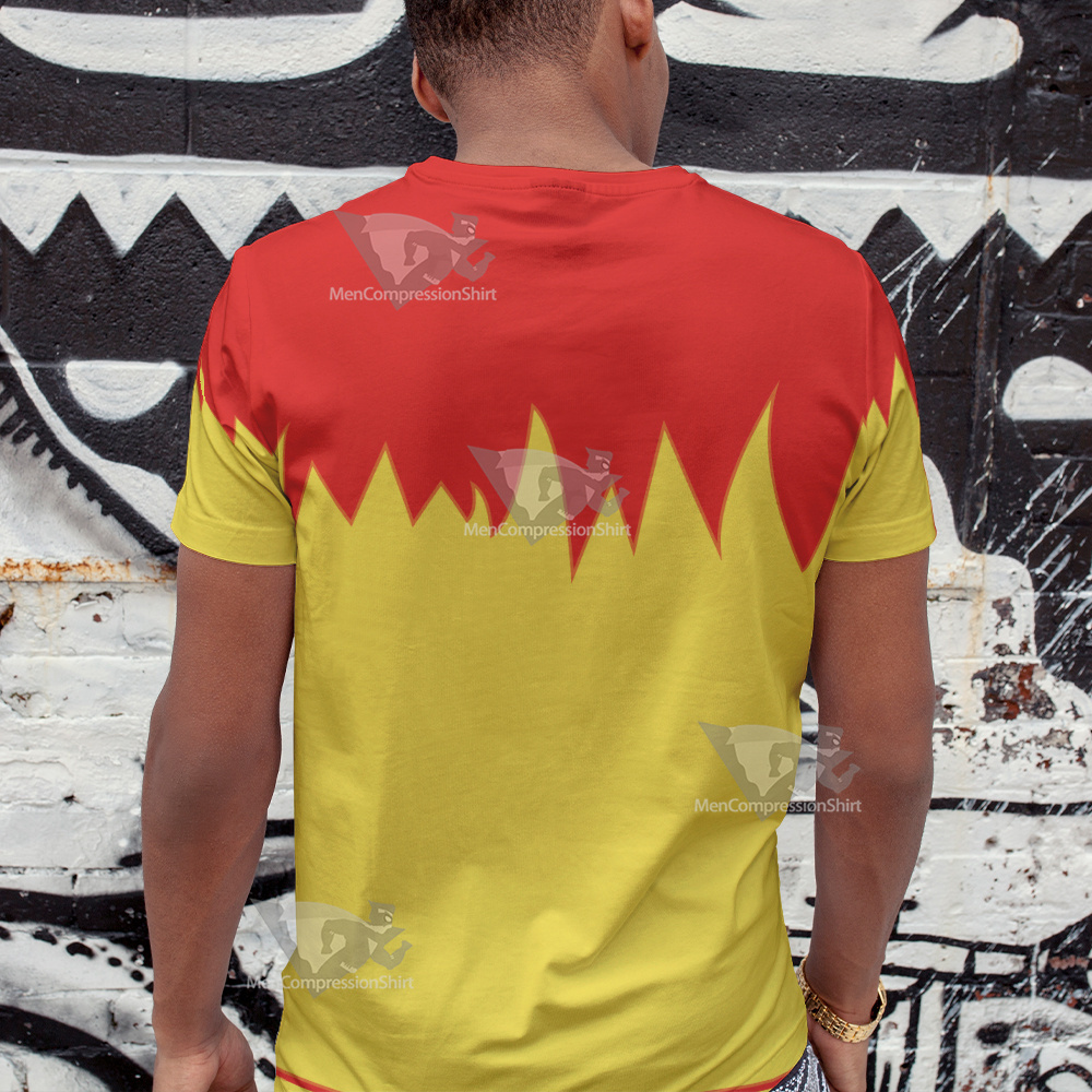 Martin Mystery Red And Yellow Cosplay T-Shirt