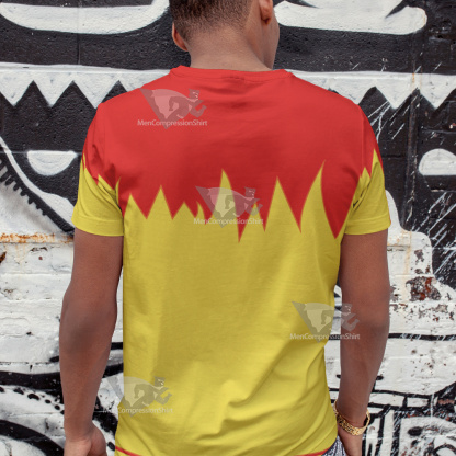 Martin Mystery Red And Yellow Cosplay T-Shirt