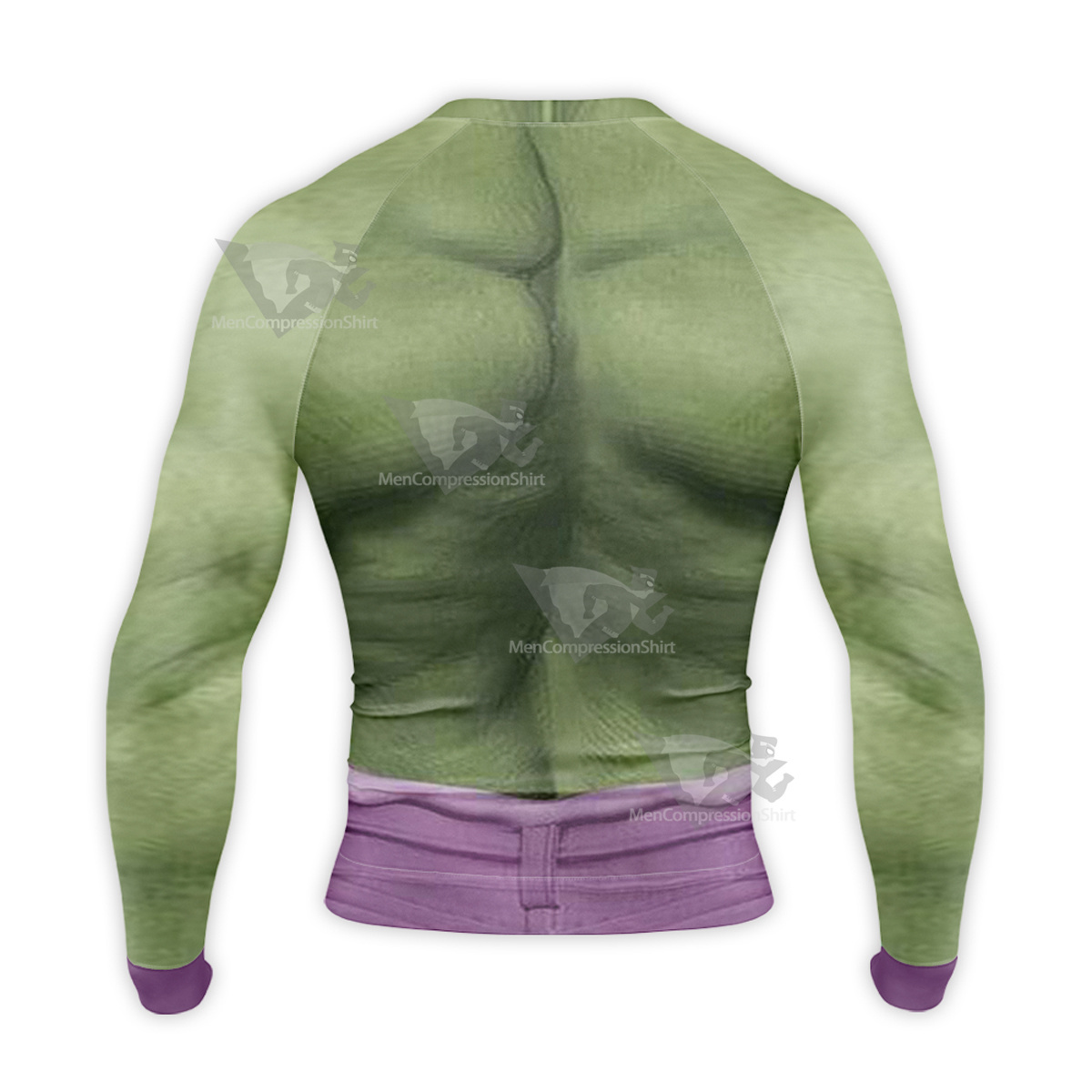 Marvel Superhero The Incredible Hulk Long Sleeve Compression Shirt