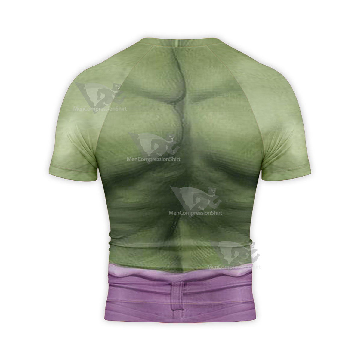 Marvel Superhero The Incredible Hulk Short Sleeve Compression Shirt