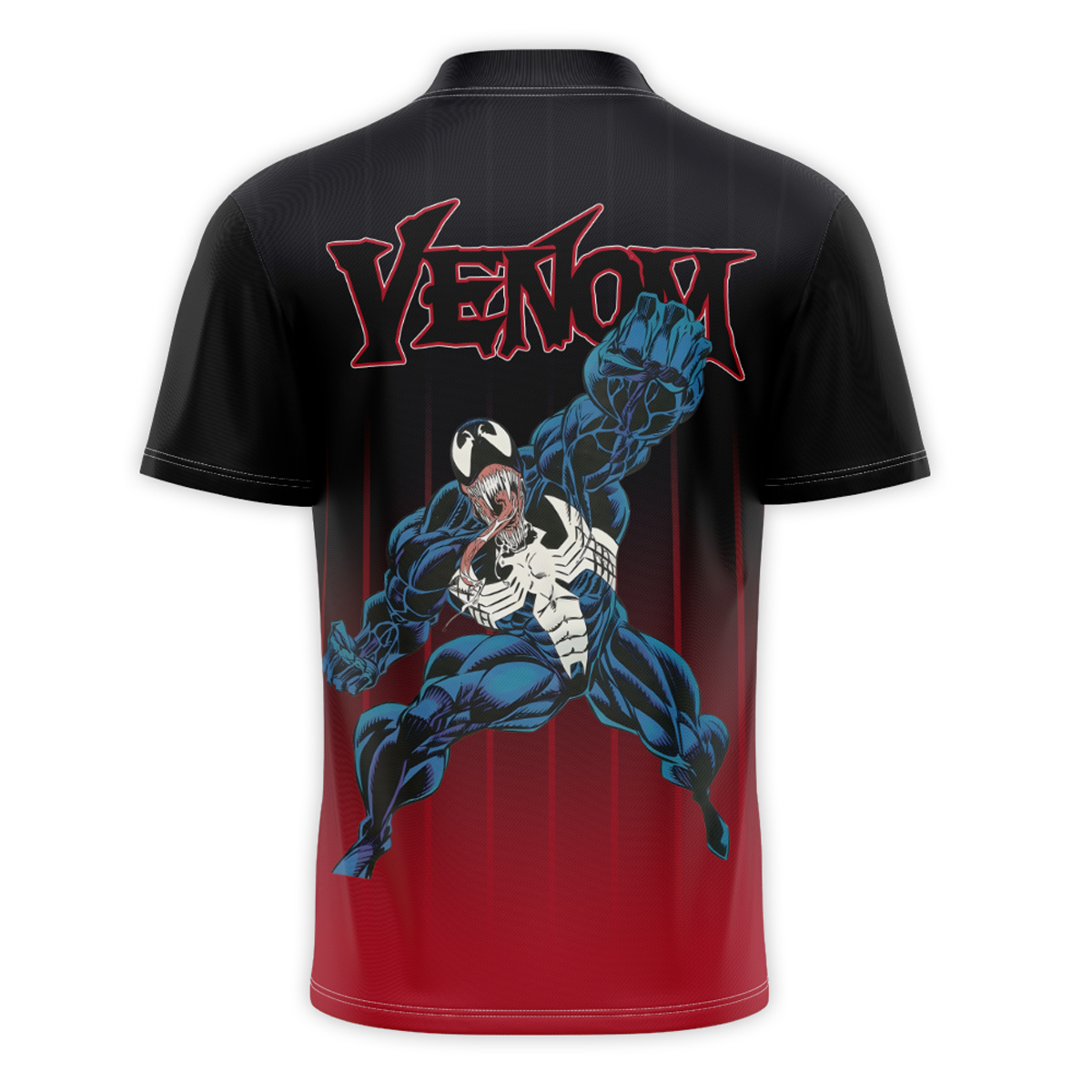 Marvel Venom Red Football Jersey – MensCompressionShirt