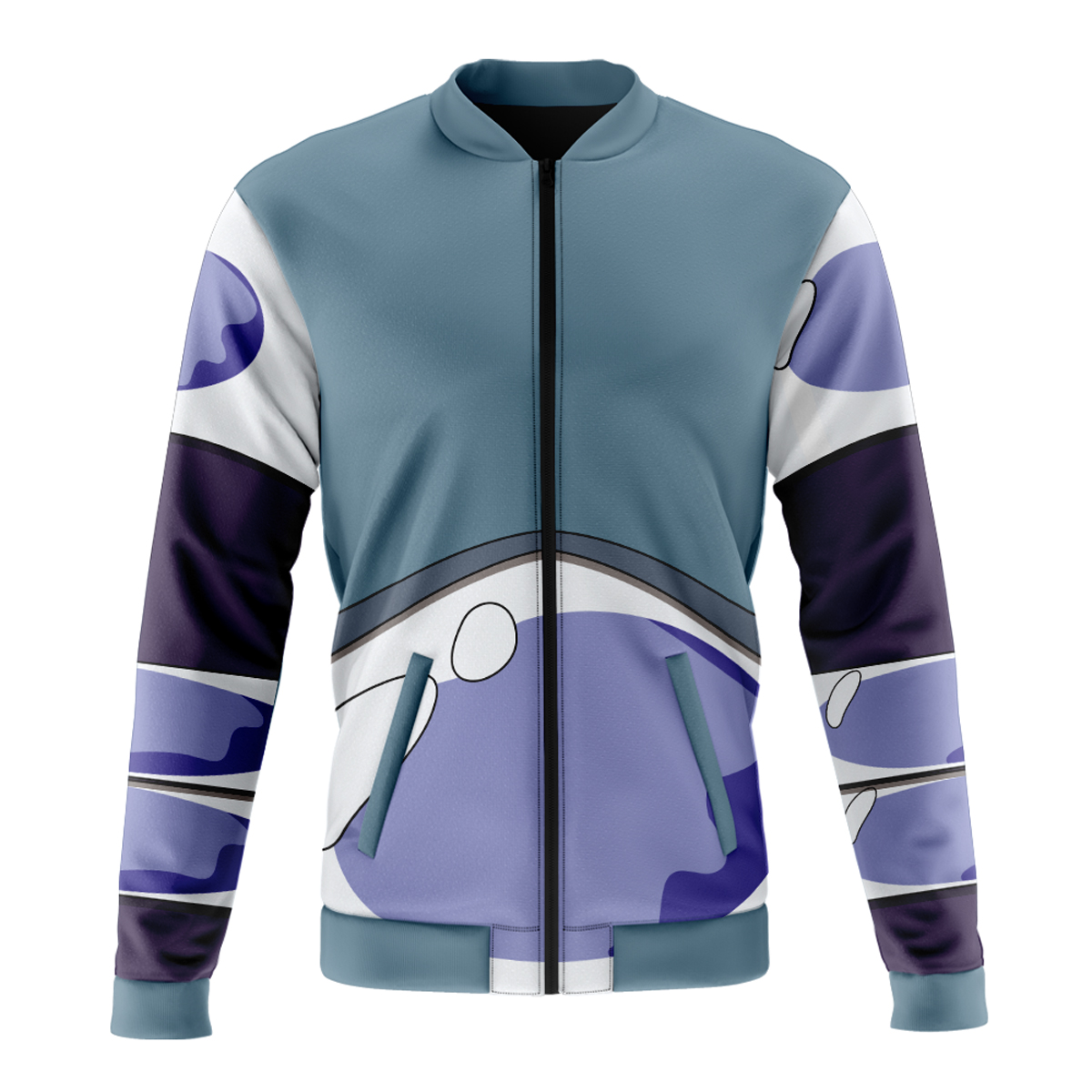Mega Man Racing Jacket Mega Man Crystal Man Blue Bomber Jacket – MensCompressionShirt