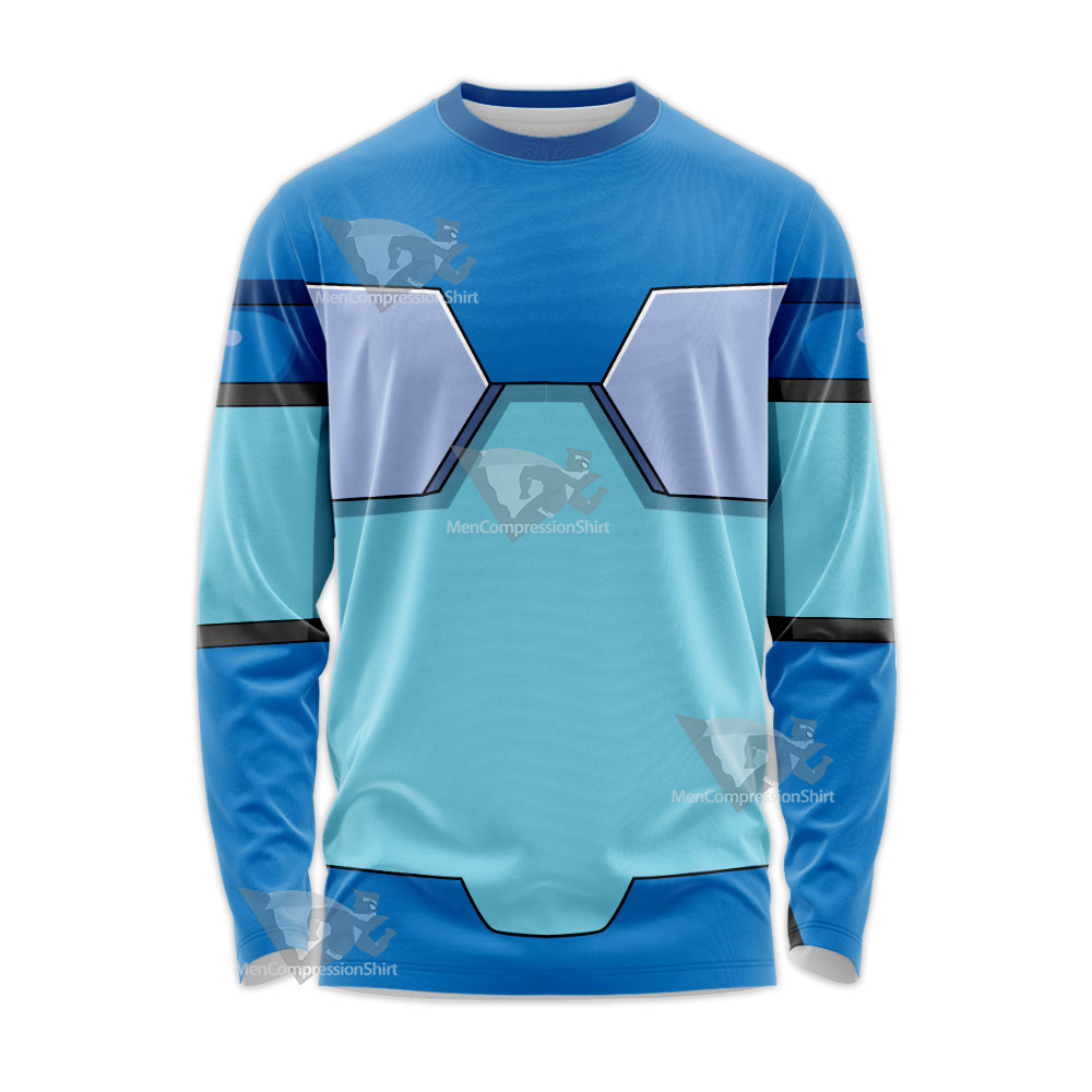 Mega Man X Blue Long Sleeve Shirt