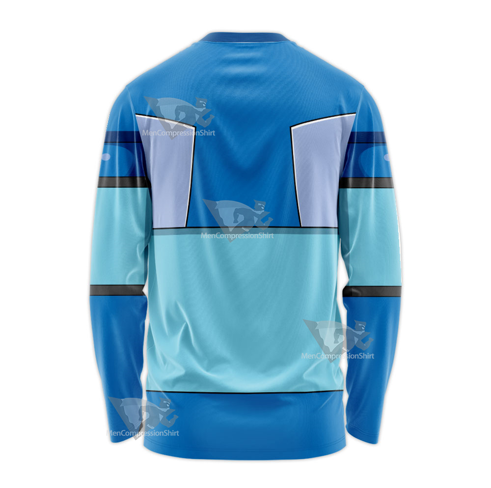Mega Man X Blue Long Sleeve Shirt