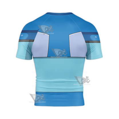 Mega Man X Short Sleeve Compression Shirt