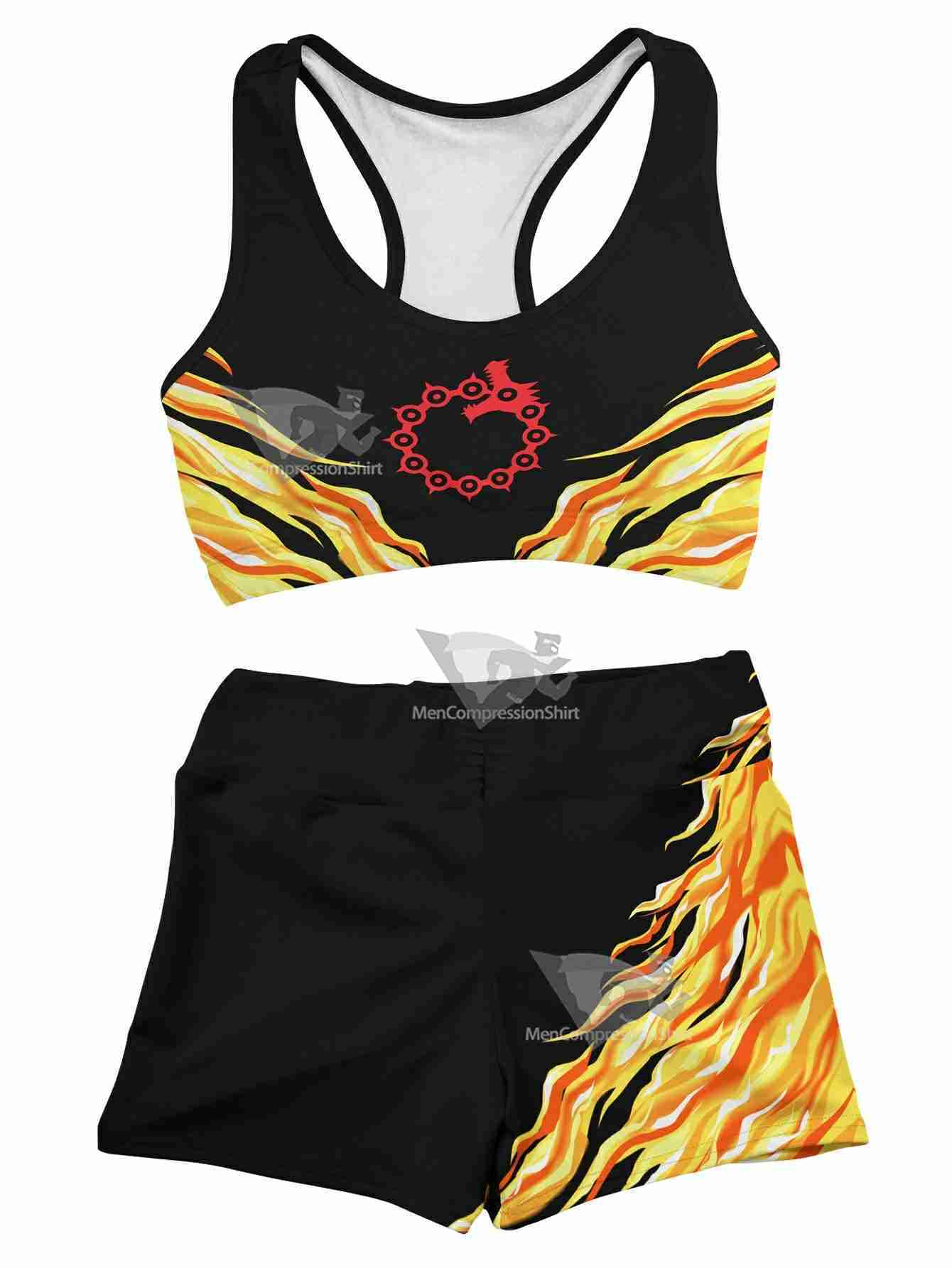 Meliodas Dragon Women Compression Active Wear Set
