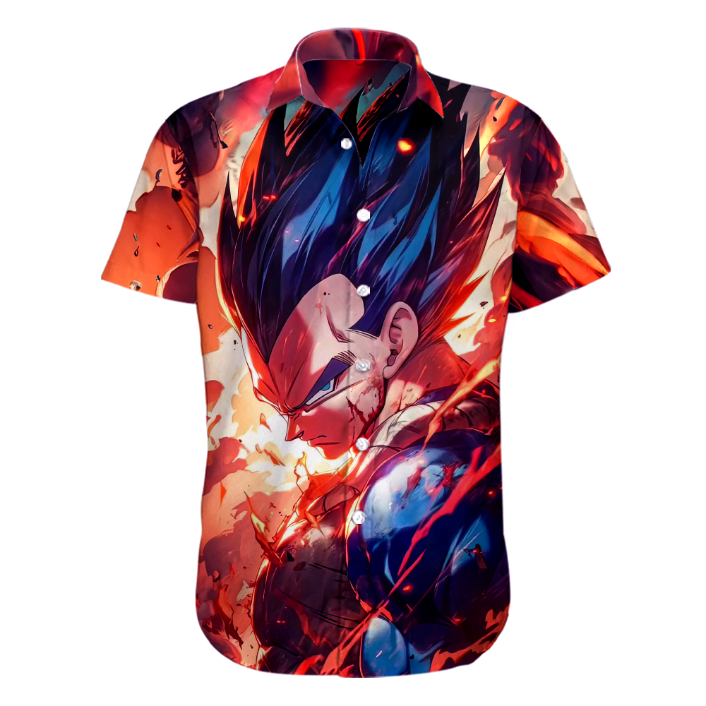 Men Hawaiian Shirt Dragon Ball Zgoku Hawaii Shirt Hawaiian Shirt Anime